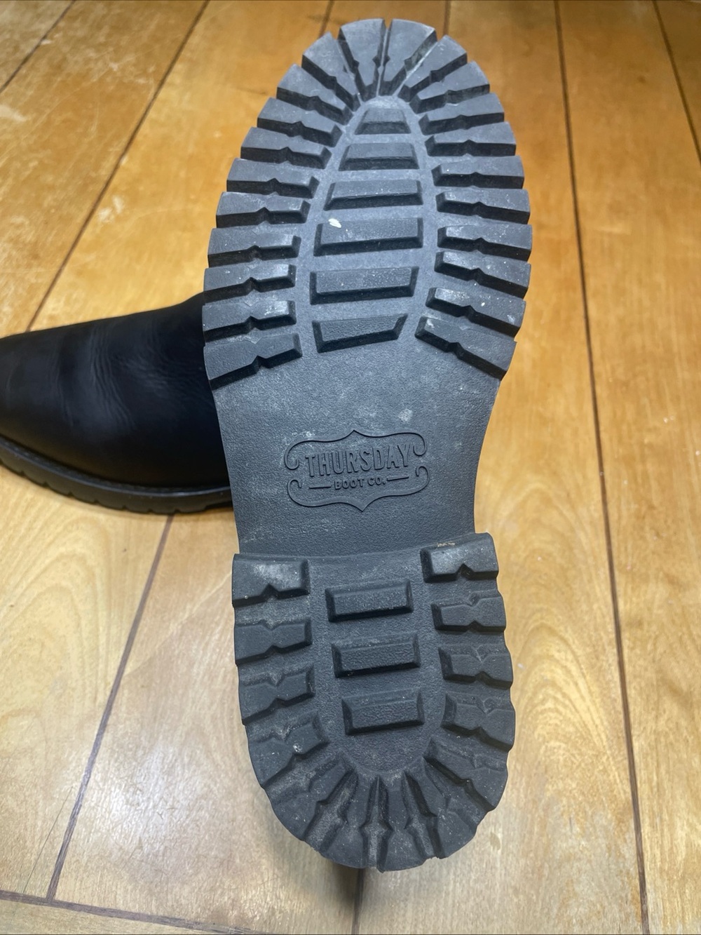 Thursday Boot Co Black Matte Chelsea Legend Boots Size 8.5 Excellent Condition! - Picture 12 of 16